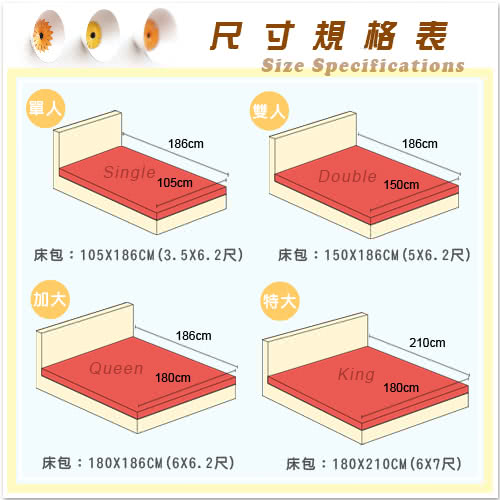 《純淨》平單式 防潑水加大保潔墊超值2入組