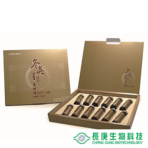 【長庚生技】冬蟲夏草菌絲體純液_禮盒裝(20ml/瓶;12瓶入)