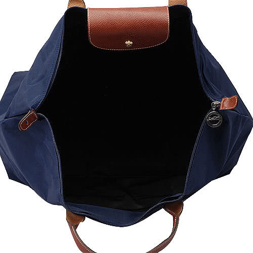 【LONGCHAMP】摺疊大型水餃包(深藍-1624089-556-L)