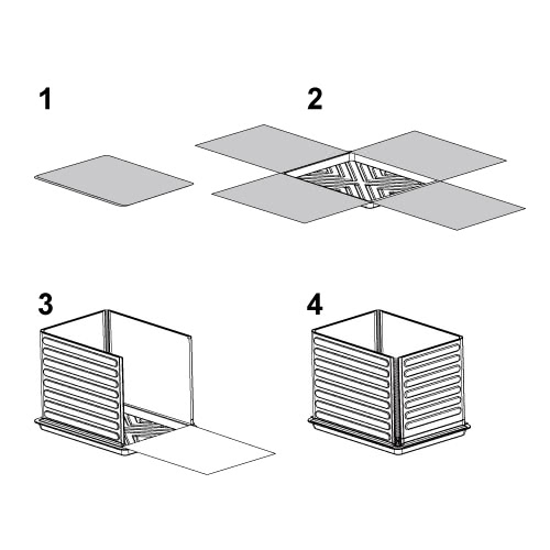 【3D】Cube折疊置物箱 (黑)