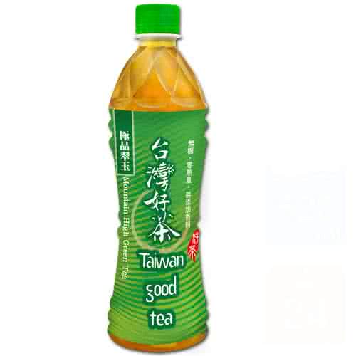 【生活】台灣好茶-無糖極品翠玉 520ml x4瓶入