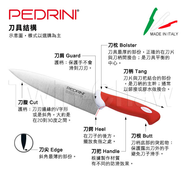 【義廚寶】PEDRINI系列。陶瓷磨刀器