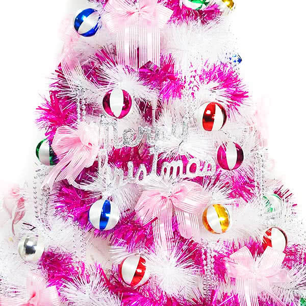 【聖誕裝飾品特賣】台灣製3尺(90cm 特級白色松針葉聖誕樹-繽紛馬卡龍粉紫色系(不含燈) 【聖誕裝飾品特賣】台灣製3尺(90cm 特級白色松針葉聖誕樹-繽紛馬卡龍粉紫色系(不含燈)