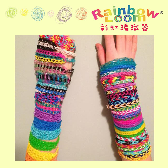 【BabyTiger虎兒寶】Rainbow Loom 彩虹圈圈補充包9入(顏色可選)