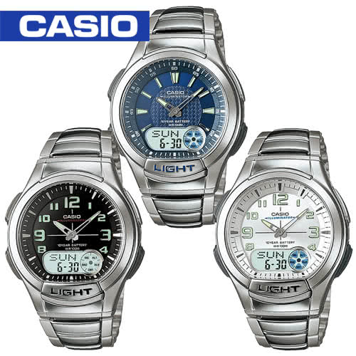 【CASIO 卡西歐】日系-雙顯型運動錶-當兵學生首選(AQ-180WD)