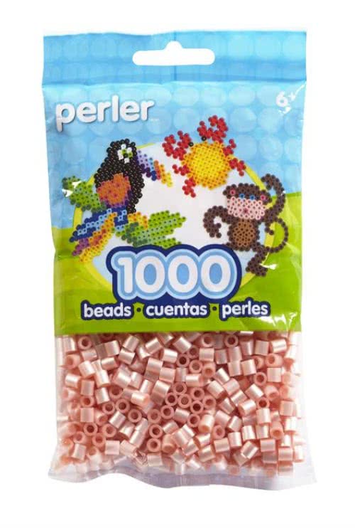 【Perler 拼拼豆豆】1000顆單色補充包-104珠光山櫻(特殊色)