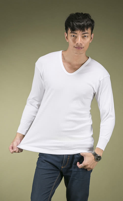 【Gunze日本郡是】純綿保暖 U領長袖(GQ0610)