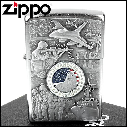 【ZIPPO】美系-Joined Forces-陸海空聯合捍衛自由圖案設計打火機