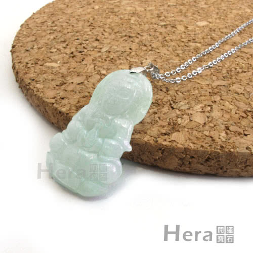 【Hera】頂級A貨翡翠慈悲觀音項鍊