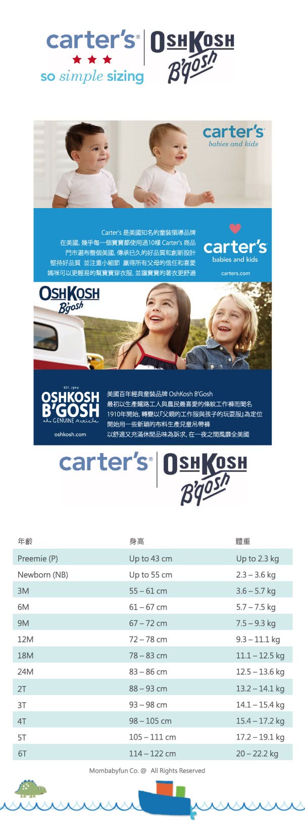 【Carter/oshkosh】長袖包腳連身裝 - 粉色小花 款(#115A197)