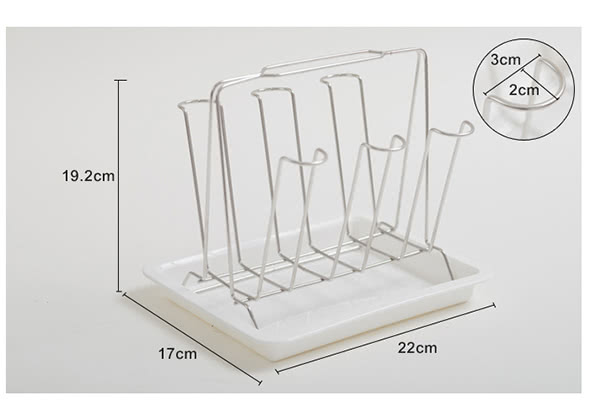 【樂活主義】日式不鏽鋼杯架(-搶購)