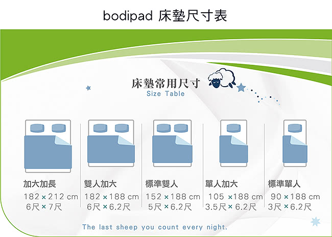 【bodipad 寶倍得】Steady 舒適硬 連結式-雙人