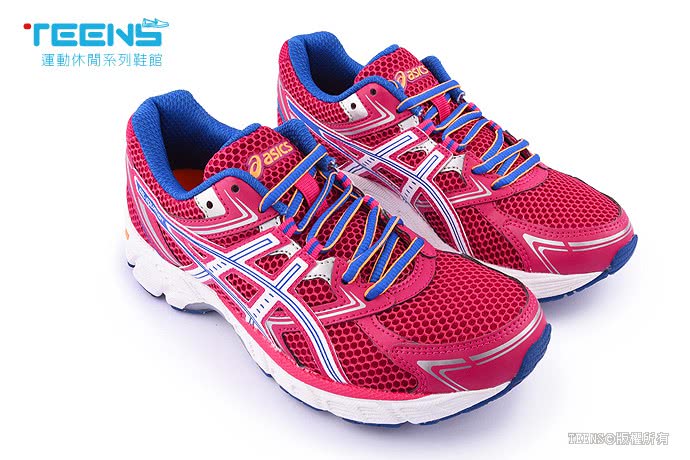 【Asics】女款 GEL-EQUATION 7 輕量慢跑鞋(T3F6N-2043-桃)