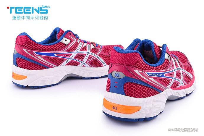 【Asics】女款 GEL-EQUATION 7 輕量慢跑鞋(T3F6N-2043-桃)