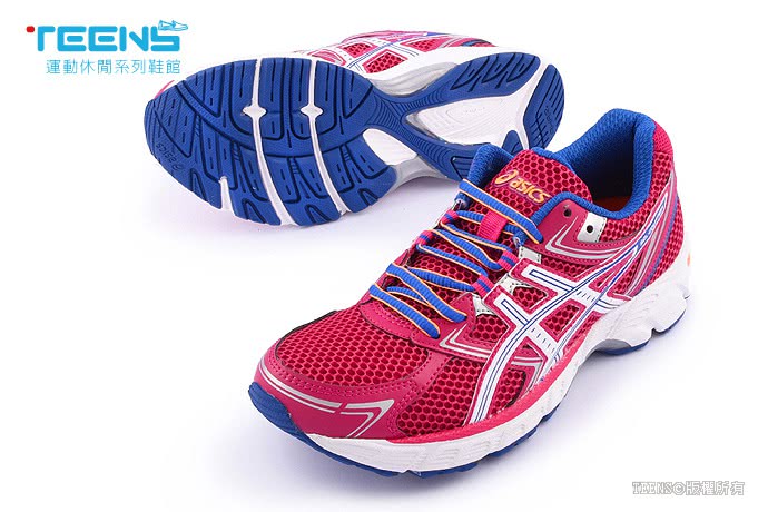 【Asics】女款 GEL-EQUATION 7 輕量慢跑鞋(T3F6N-2043-桃)