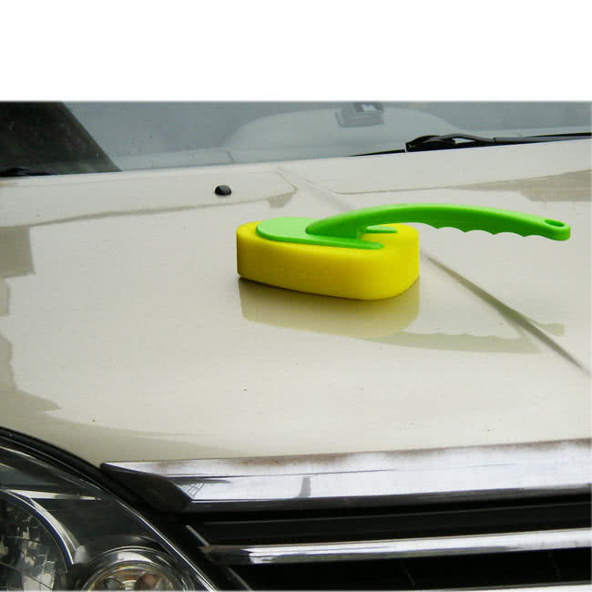 強效洗車刷+海綿清潔洗車刷