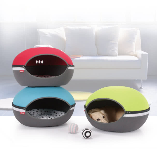 【IBIYAYA依比呀呀】小巨蛋寵物床窩-紅(FB1308)