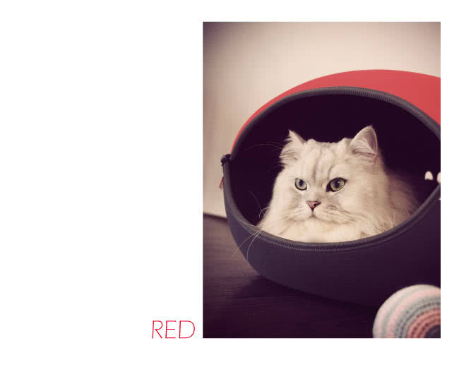 【IBIYAYA依比呀呀】小巨蛋寵物床窩-紅(FB1308)