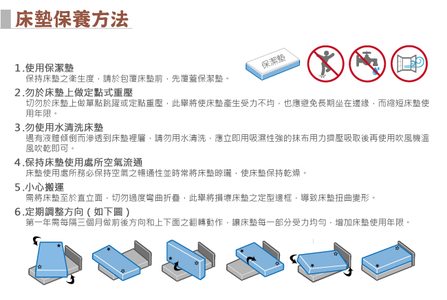 【尚牛床墊】三線20mm乳膠舒柔布硬式彈簧床墊-雙人特大6x7尺