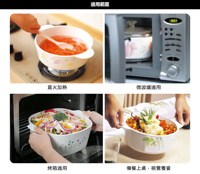 【美國康寧 Corningware】5L方型康寧鍋-丹麥童話