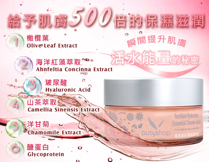 【butyshop】極潤澤保濕精華霜Hydrator Essential Cream-60gm(保濕滋潤)