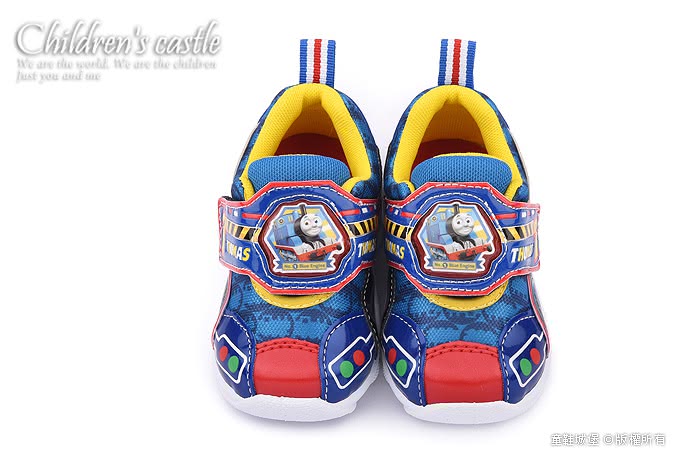 【童鞋城堡】湯瑪士 中童 LED電燈運動鞋(TH50013-藍)