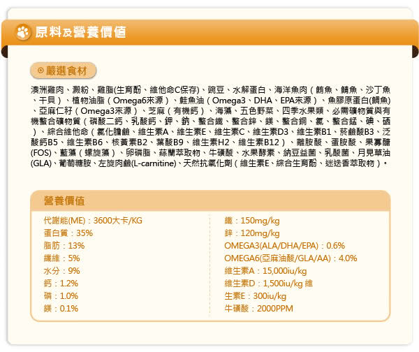 【LV藍帶無穀濃縮】成貓 體態貓1.8kg(海陸+膠原蔬果)