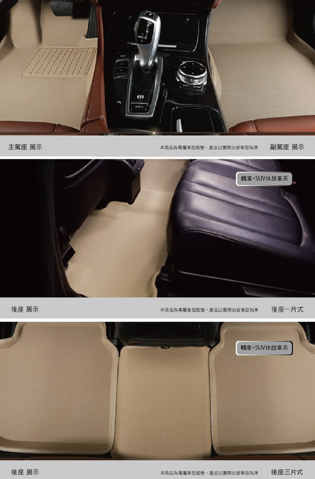 【3D】神爪卡固立體踏墊 Toyota RAV4(2006-2012  5人座)