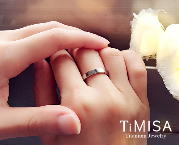 【TiMISA】簡約 純鈦戒指