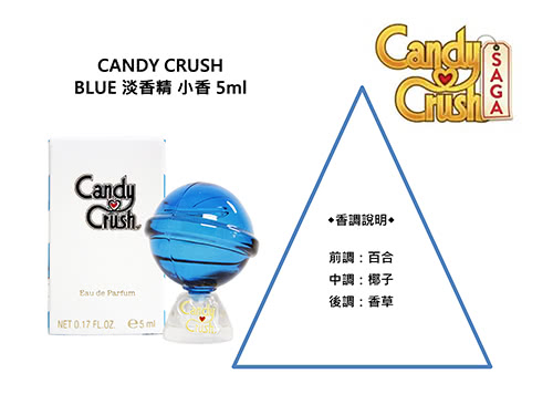 【CANDY CRUSH】BLUE 淡香精 小香(5ml)