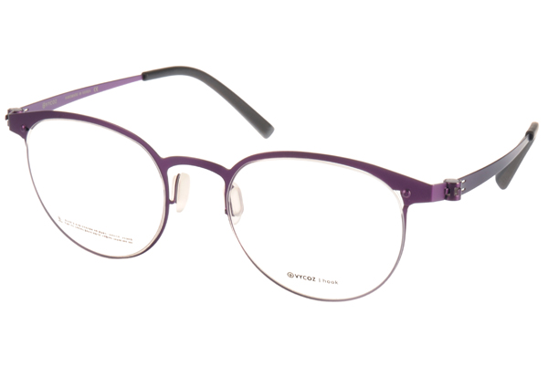 【VYCOZ 光學眼鏡】薄鋼工藝 休閒簡約款(紫#SEEK PUR-PURPLE)