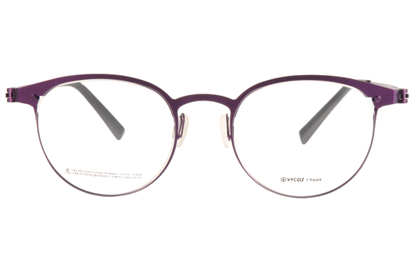 【VYCOZ 光學眼鏡】薄鋼工藝 休閒簡約款(紫#SEEK PUR-PURPLE)