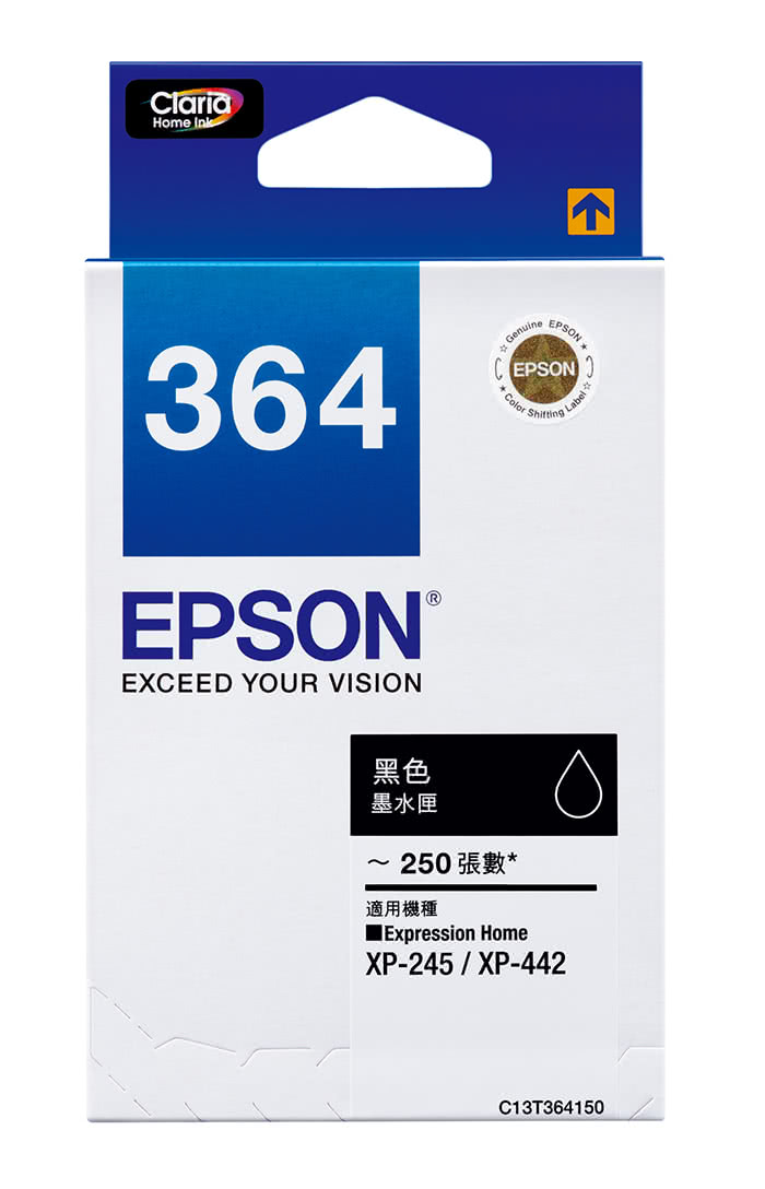 【EPSON】T364150  標準型黑色墨水匣(T364150)