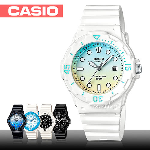 【CASIO 卡西歐】潛水風格-學生/青少年指針錶_鏡面3.4cm(LRW-200H)