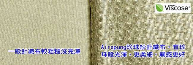 【英國Airsprung】三線珍珠紗+羊毛+記憶膠蜂巢獨立筒床墊-麵包床-雙人加大6尺