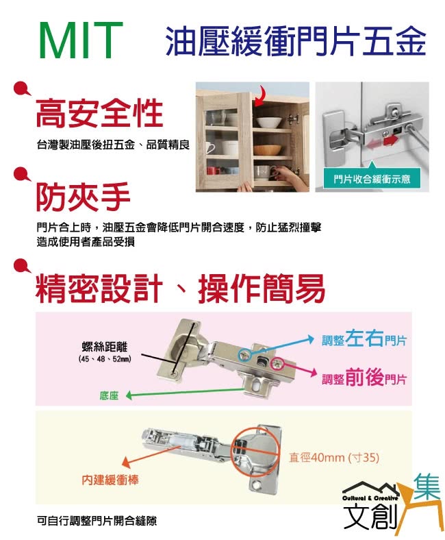 【文創集】派麥德   胡桃木紋4尺開門衣櫃(二吊桿＋六抽)