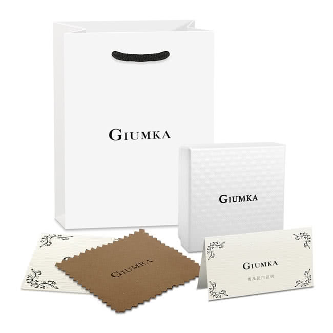 【GIUMKA】雙環雙圈手鍊  德國珠寶白鋼  依鍊系列  單鑽黑線  MH06021-1(銀色)