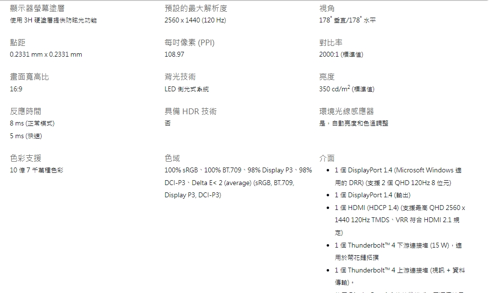 DELL戴爾 U2724DE - 詳情2