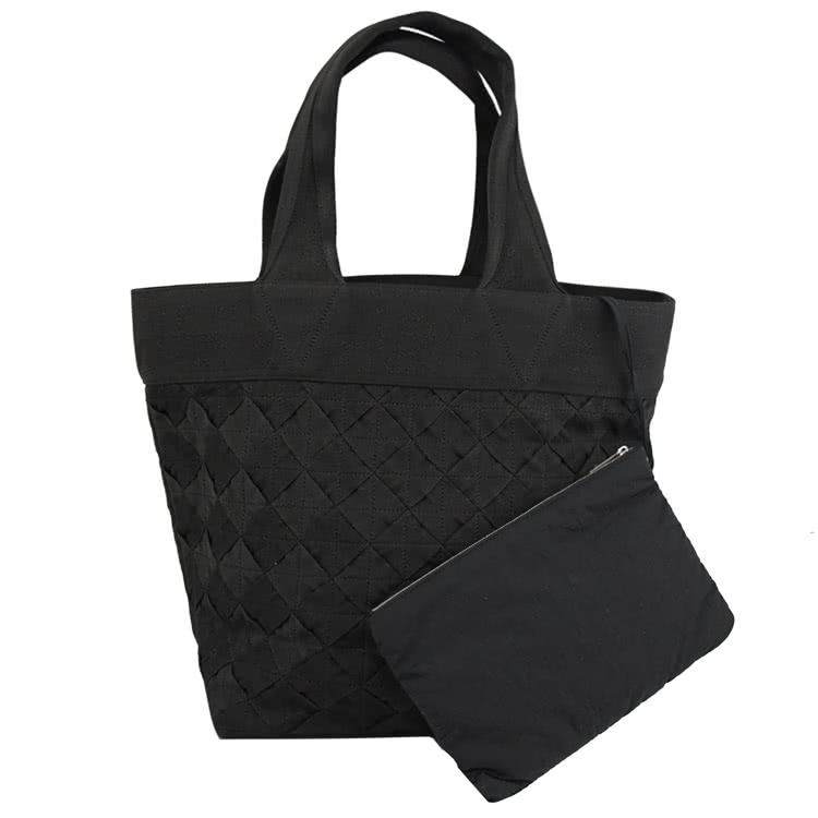 BOTTEGA VENETA 寶緹嘉 經典手工編織帆布拼接附 BOTTEGA VENETA 寶緹嘉 經典手工編織帆布拼接附