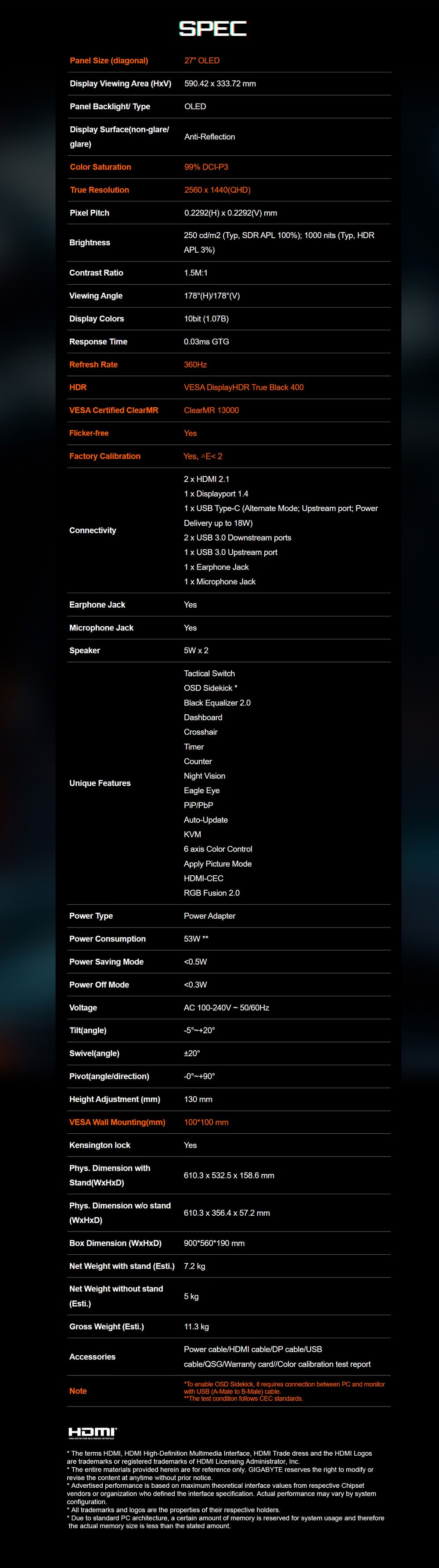 GIGABYTE技嘉科技 FO27Q3 - 詳情7