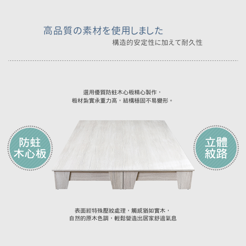 BODEN 哈爾5尺雙人工業風房間組-2件組(木心板床底座+ BODEN 哈爾5尺雙人工業風房間組-2件組(木心板床底座+