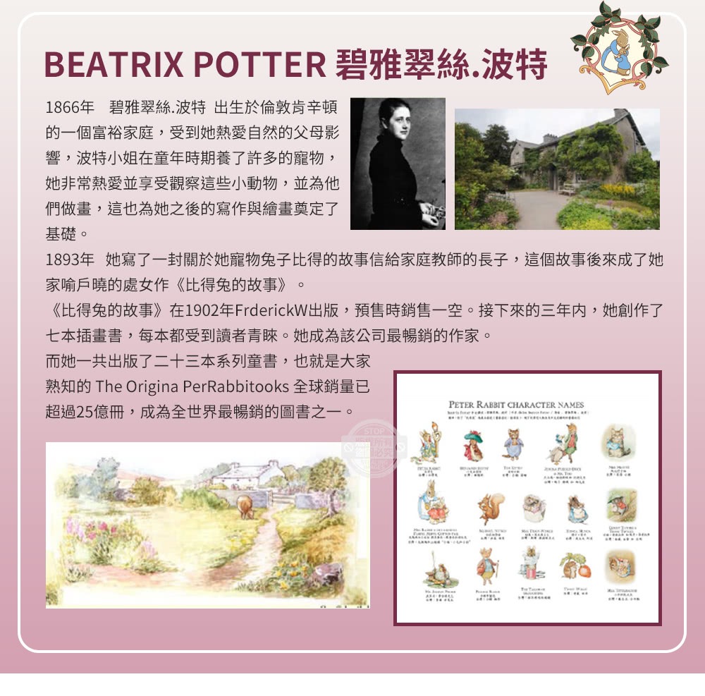 PETER RABBIT 比得兔與V&A博物館 幸福饗宴-雙 PETER RABBIT 比得兔與V&A博物館 幸福饗宴-雙