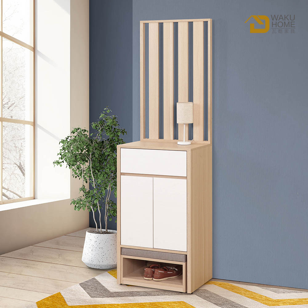 WAKUHOME 瓦酷家具 Ollie日式北歐風2尺屏風鞋櫃 WAKUHOME 瓦酷家具 Ollie日式北歐風2尺屏風鞋櫃
