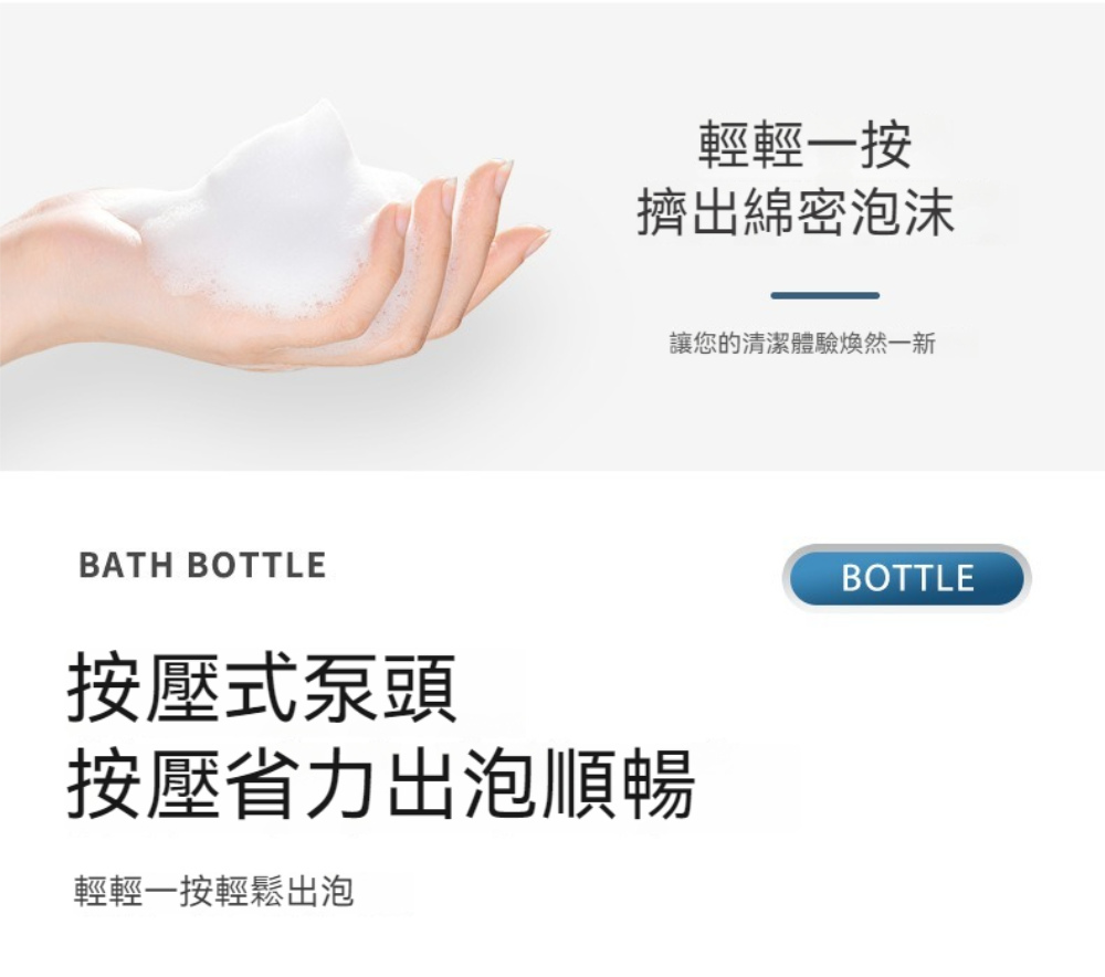 Dagebeno荷生活 密封不外漏綿密出泡分裝瓶 按壓式快速 Dagebeno荷生活 密封不外漏綿密出泡分裝瓶 按壓式快速