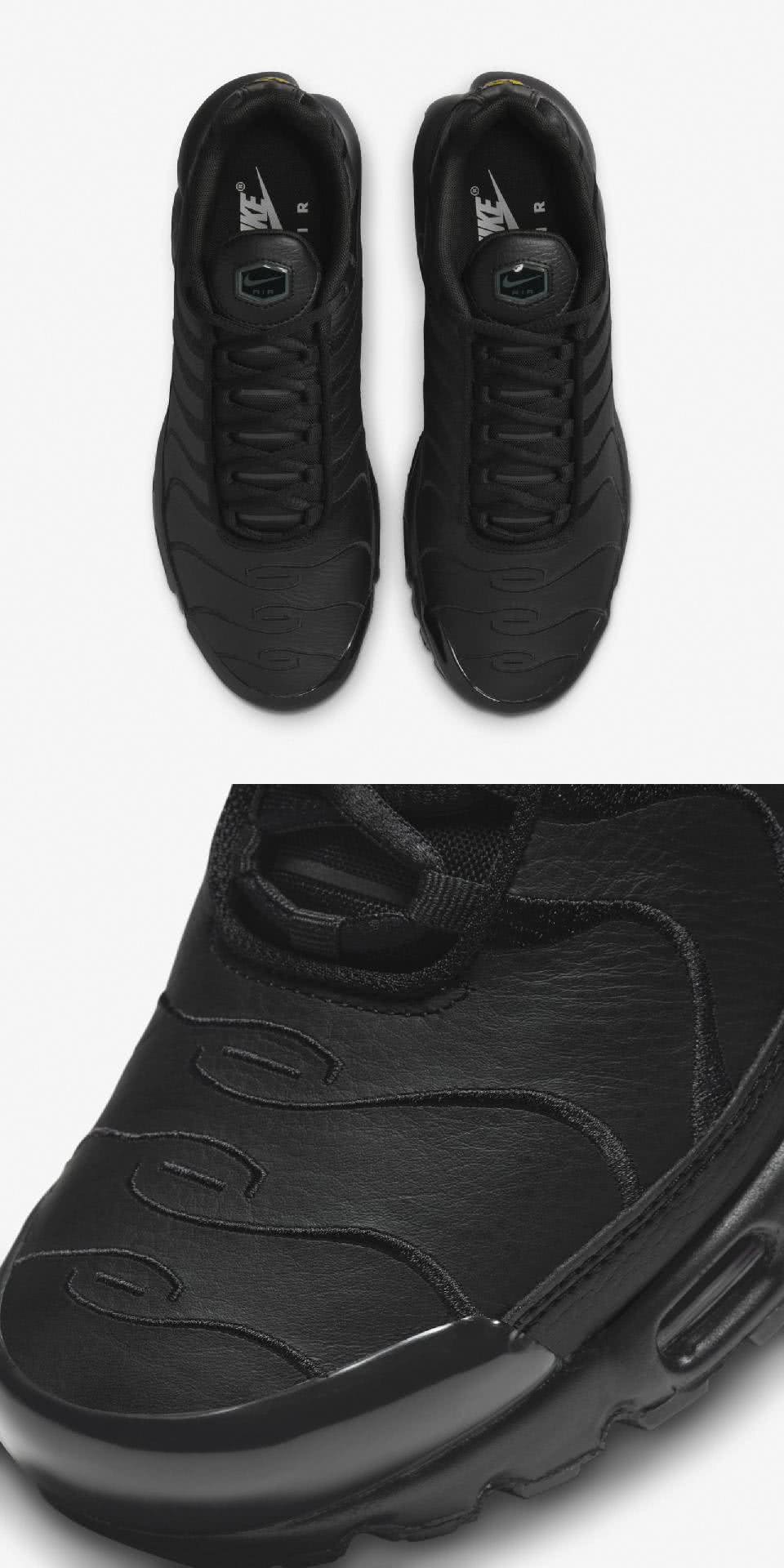 NIKE 耐吉 休閒鞋 Air Max Plus 男鞋 黑 NIKE 耐吉 休閒鞋 Air Max Plus 男鞋 黑