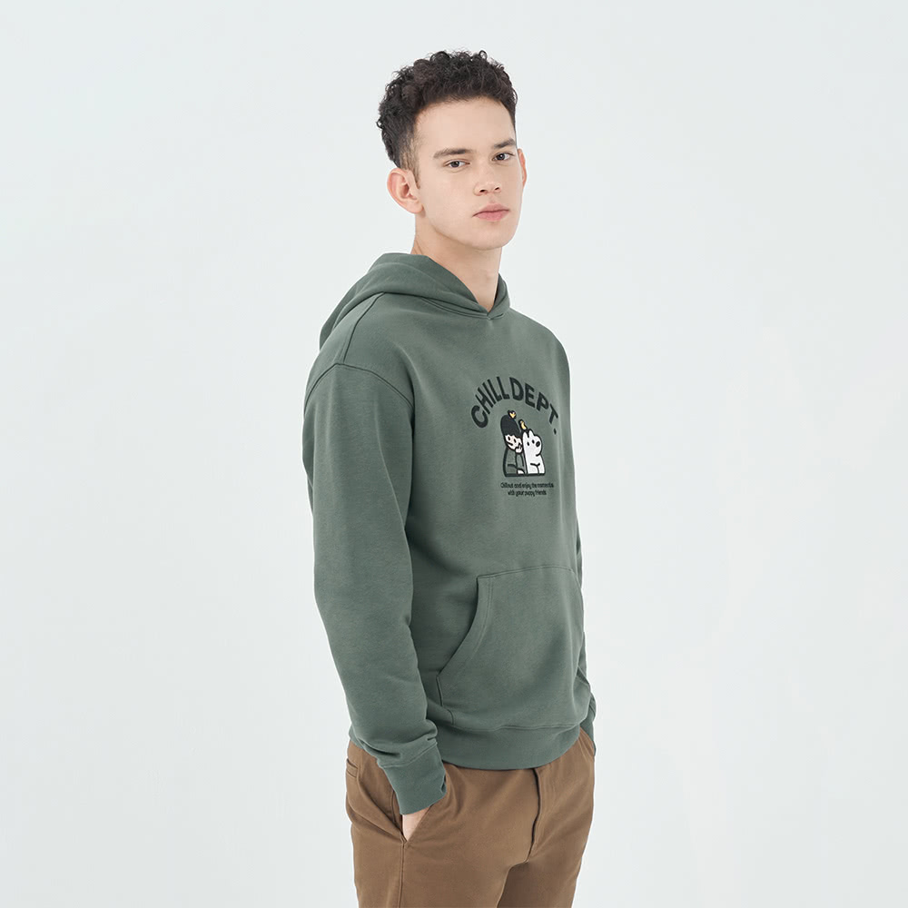 GIORDANO 佐丹奴 男裝長袖連帽上衣 matsui聯名 GIORDANO 佐丹奴 男裝長袖連帽上衣 matsui聯名