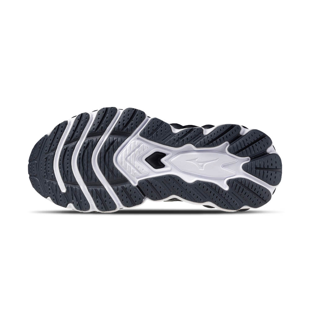 MIZUNO 美津濃 Wave Sky 8 女鞋 黑白色 緩 MIZUNO 美津濃 Wave Sky 8 女鞋 黑白色 緩