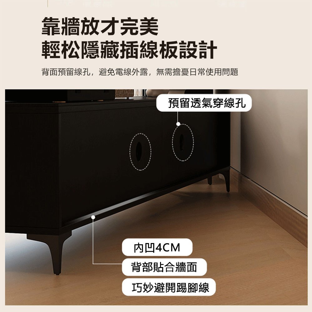 Lexiang樂享 美式新款復古藤編超薄電視櫃茶幾組合小戶型 Lexiang樂享 美式新款復古藤編超薄電視櫃茶幾組合小戶型