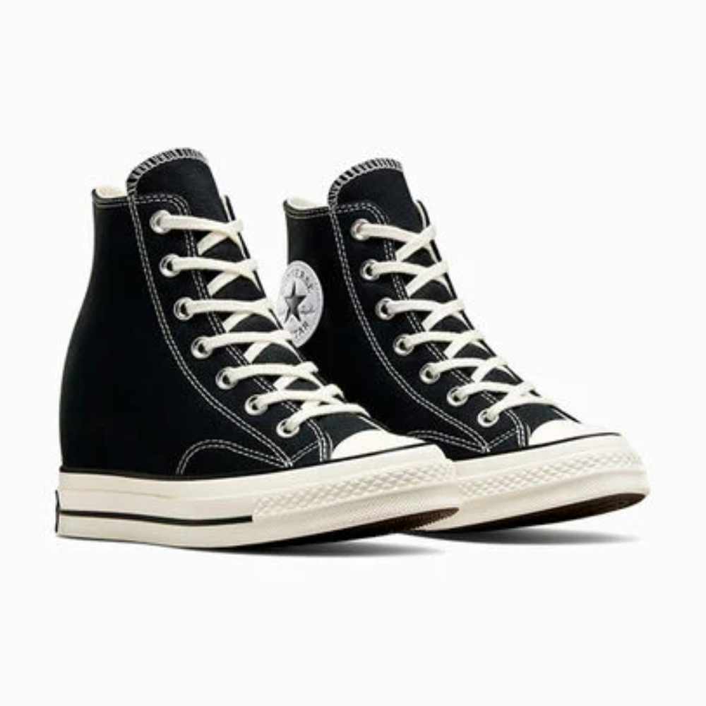 CONVERSE CHUCK 70 WEDGE HI 黑 閒 CONVERSE CHUCK 70 WEDGE HI 黑 閒
