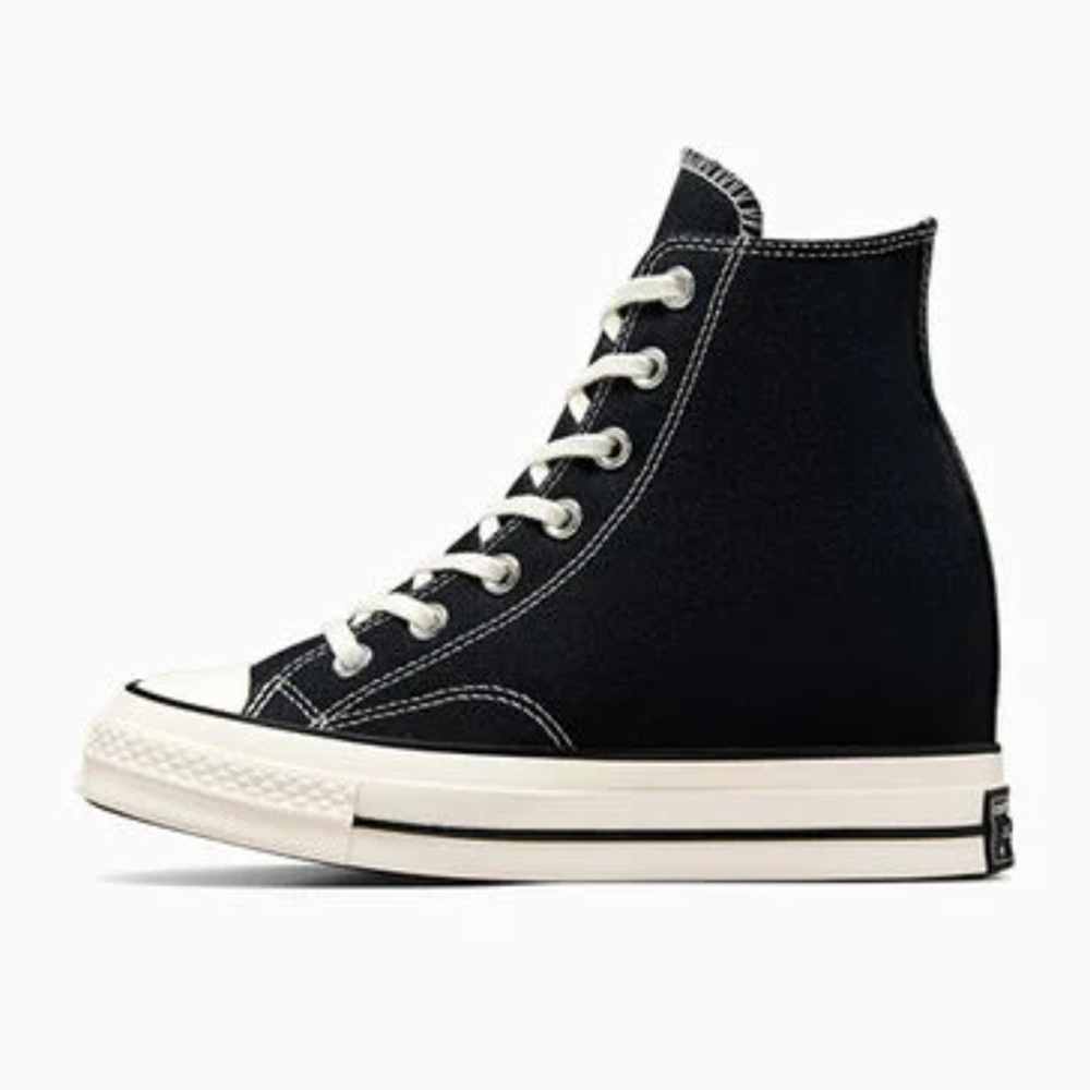 CONVERSE CHUCK 70 WEDGE HI 黑 閒 CONVERSE CHUCK 70 WEDGE HI 黑 閒
